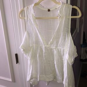 white free people top
